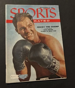 1955 9/19 Sports Illustrated Magazin Boxen Rocky Marciano - Bild 1 von 4