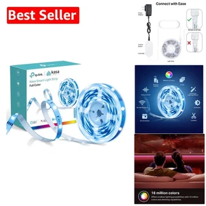 16.4ft RGB WiFi LED Strip Light - Voice Control with Alexa & Google Assistant - Picture 1 of 11