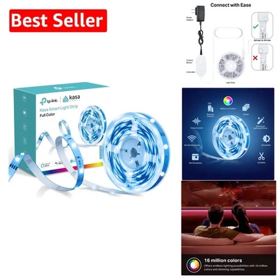 16.4ft RGB WiFi LED Strip Light - Voice Control with Alexa & Google Assistant - Image 1 of 4