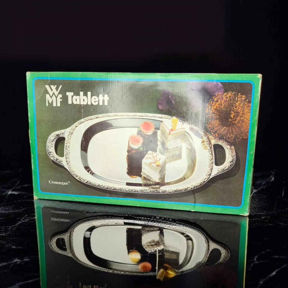 WMF TABLETT BAROCK 27,5 x 22,5 CM CROMARGAN - Bild 1 von 2