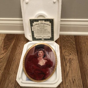 Gone With the Wind Cameo Memories Collection Plate 3 - Ruby Rebellion - Picture 1 of 6