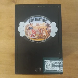 Wooden Cigar Box Made For Luis Martinez Silver Collection 25 Aspen Toro Cigars - Picture 1 of 8