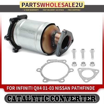 Front Right Side Catalytic Converter for INFINITI QX4 01-03 Nissan Pathfinder - Image 1 of 4