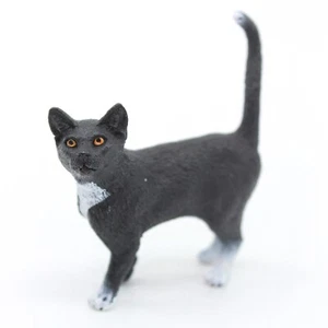Heimische schwarz-weiße Katze 2" Tierfigur - 2014 Schleich - Bild 1 von 5