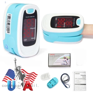 FDA Finger Pulse Oximeter Blood Oxygen Sensor,SpO2 Monitor Heart Rate,O2 meter - Picture 1 of 12