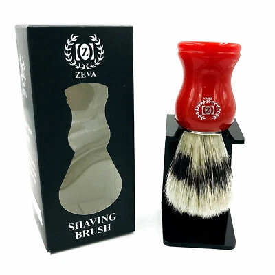 Brand New Boar Bristle Shaving Brush for Men Shave Thick lathering With Stand - Image 1 of 4