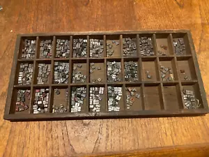 letterpress numbering machine plunger inditias letters A-Z no. number dash - Picture 1 of 9