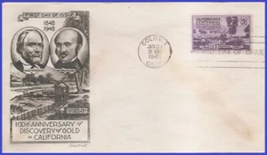 USA3 # 954 U/A SMARTCRAFT FDC California Gold Rush Centennial - Bild 1 von 1