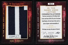 2019-20 Leaf ITG Used In The Name Used Gold Spectrum /7 Ron Tugnutt #NUL-33