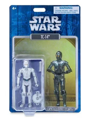 Star Wars Droid Factory Depot TC-14 Action Figure 2024 Disney Parks New Foto 1 de 4