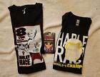 King Harley Race Micro Brawler + Two New XL Shirts Pro Wrestling Loot Crate WWE