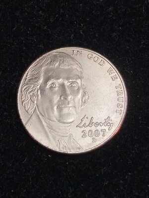 2007 D Nickel Satin Finish - Image 1 of 2