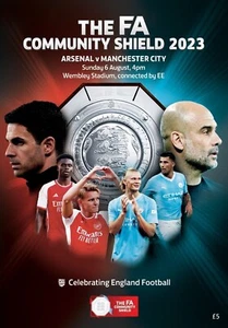 FA COMMUNITY SHIELD 2023 Manchester City v Arsenal - official match programme - Picture 1 of 1