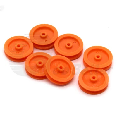 17x4x1,9mm Mini Kunststoff Riemenscheibe Antriebsrad für RC Modellbau Spielzeug - Bild 1 von 4