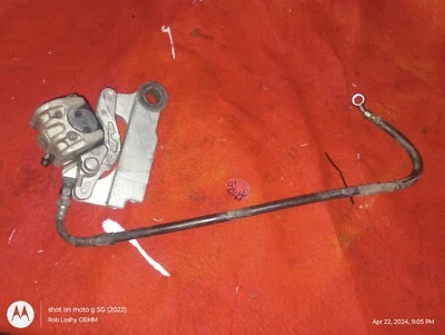 1991 Yamaha YZ250 Rear Brake Caliper And Line No Master Foto 1 de 3