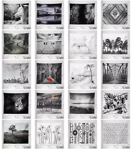 Ambesonne Monochrome Microfiber Tapestry Wall Hanging Decor in 5 Sizes - Picture 1 of 42
