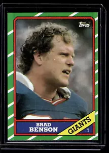 1986 Topps Brad Benson #146 New York Giants - Bild 1 von 4
