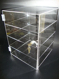 305Displays Acrylic Countertop Display Case 12" x 12" x 16" Locking Showcase - Picture 1 of 1