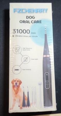 Plaque Remover for Teeth - Electric Toothbrush for Dogs Pet Brush Set,Electri... - Image 1 of 2