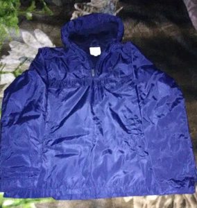 Lee Cooper Originals Rain Jacket with a Hood. Unisex. Size: M Color: Navy Blue - Picture 1 of 6