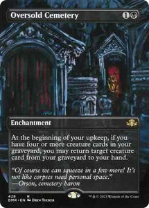 Oversold Cemetery (Borderless) -Foil Near Mint MTG Dominaria Remastered - Picture 1 of 1