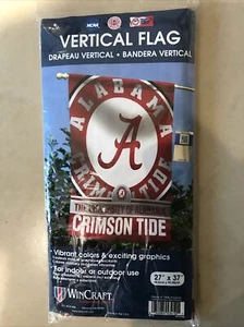 Alabama Crimson Tide NCAA Vertical Banner 27" x 37" Licensed Product NEW - Picture 1 of 3
