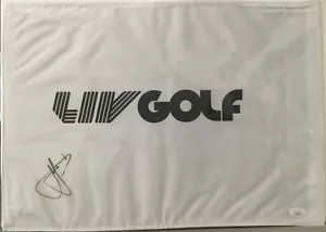 Prendedor de golf Cam Smith firmado LIV bandera-JSA #AL78676 - Imagen 1 de 3