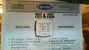 Carrier 33CSSP2-WC Debonair kommerzieller 5-1-1 Tage programmierbarer Thermostat - Bild 1 von 6