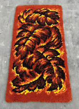 Vintage Scandinavian Rug Rya Rug Swedish Rug Plush Rug Shaggy rug  1131 x 67 cm