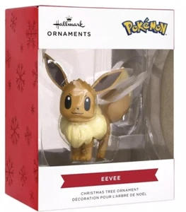 EEVEE POKEMON 2023 Sello Árbol de Navidad Adorno Pequeña Caja Daños - Imagen 1 de 2