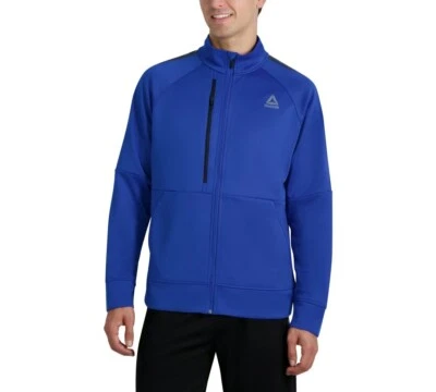 Chaqueta deportiva Reebok Defender para hombre y hombre grande talla grande azul vital  Foto 1 de 4