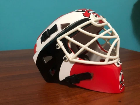 New Jersey Devils Mini Helmet Riddell NHL Cover