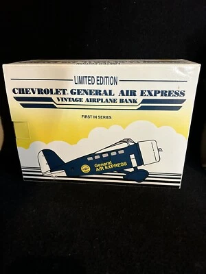 Chevrolet Airplane Bank B11 1992 edición limitada Spec Cast Foto 1 de 4