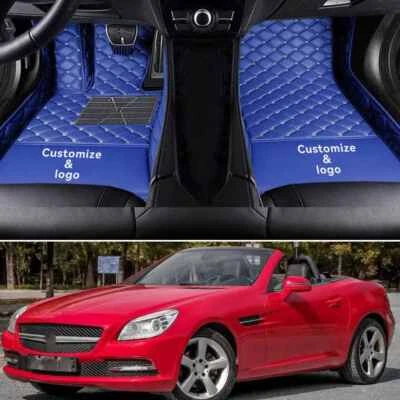 For Mercedes Benz SLK200 SLK230 SLK250 SLK280 SLK300 SLK320 SLK350 Car Floor Mat Foto 1 de 4