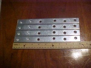 Qty of 4 Brand new Zinc plated Mending Brace, 10" x 1" With free shipping - Picture 1 of 2