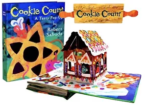 Cookie Count Pop Up Book Ginger Bread House Signed Limited Ed Robert Sabuda - Picture 1 of 4