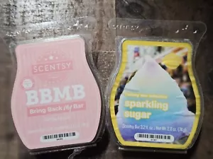 Lot of 2 Scentsy Wax Bars ~ PINK HAZE & SPARKLING SUGAR ~ New - Picture 1 of 1