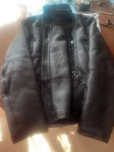 Dunkelbraune Herrenjacke PRADA gefärbtes Schaffell US40 IT50 M - Bild 1 von 11