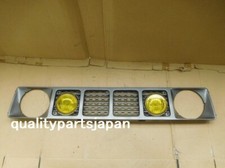 Suzuki Jimny Samurai Front Grill JA71V JDM GRILLE Yellow Fog Lights Lamps 1989