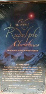 A Very Rudolph Christmas (1999) Music CD NEW 3-Disc Set & 40 Pg Holiday Songbook - Image 1 of 4