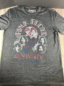 Camisa Lucky Brand Pink Floyd Para Hombre Gris Medio Informal Concierto Música - Imagen 1 de 7