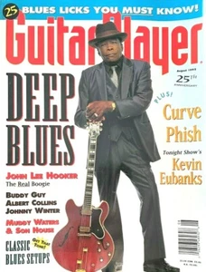 Guitar Player Magazine August 1992 John Lee Hooker Deep Blues Johnny Winter - Picture 1 of 1