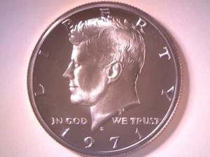 1971 S **PROOF** KENNEDY HALF DOLLAR  **FREE SHIPPING** - Picture 1 of 2