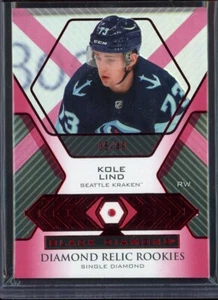 2021-22 Black Diamond Diamond Relics Ruby #BDRKL Kole Lind 05/49 - Picture 1 of 1