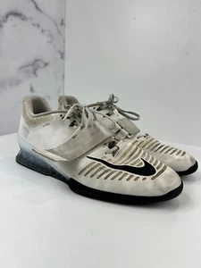 Nike Romaleos 3 Weight Lifting Crossfit Training Shoes 852933-100 Mens Size 11.5 - Picture 1 of 13