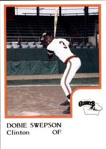 1986 Clinton Giants ProCards #23 Dobie Swepson Graham North Carolina NC Card