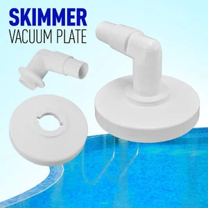 Swimmingpool-Skimmer-Vakuumplatte, Vakuumplatten-Adapter-zubehör 90° Winkelstück - Bild 1 von 9