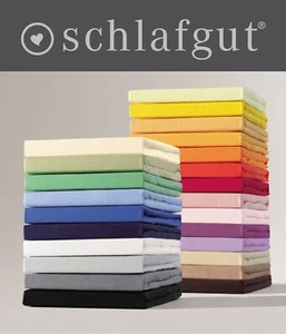 Schlafgut Mako Jersey Spannbetttuch Spannbettlaken für 140x200 cm bis 160x200 cm - Bild 1 von 62