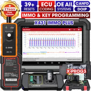2025 LAUNCH X431 IMMO PLUS PAD VII Key Programming Car Diagnostic Tool ECU Clone - Bild 1 von 23