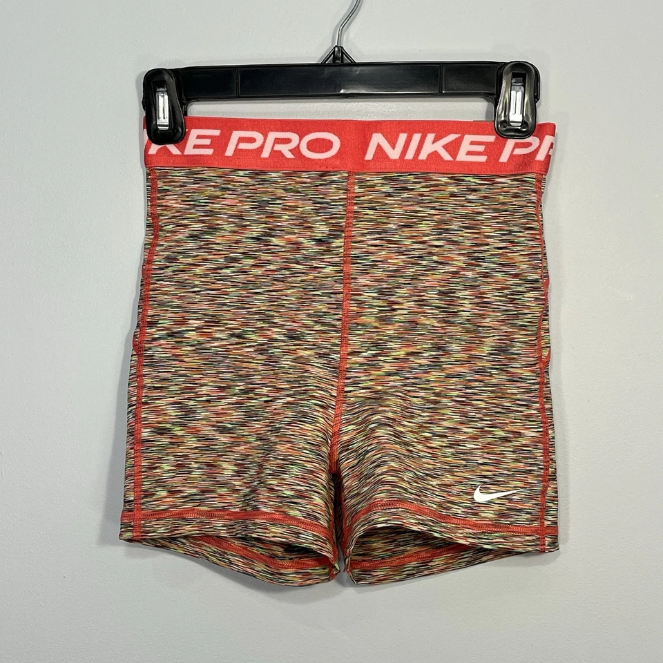 Nike Pro Compression Shorts Womens S Multicolor Athletic Training